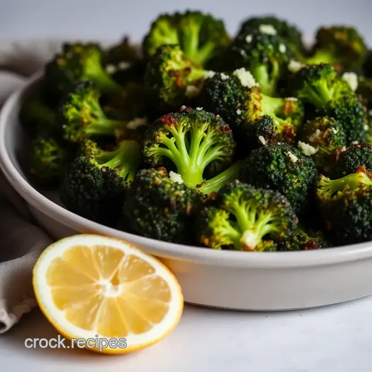 Seriously Crispy Oven Broccoli: the Easiest Way to Love Your Greens! presentation