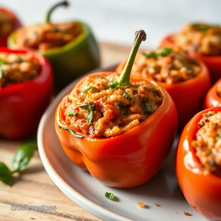 Seriously Good Stuffed Peppers: A Flavor-Packed Family Favorite presentation