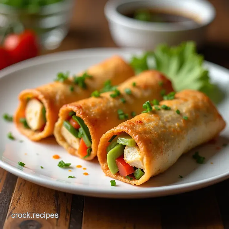 Seriously Scrumptious Chicken Egg Rolls