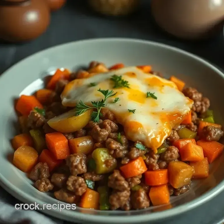 Shepherd s Pie with Sweet Potato and Herb Topping