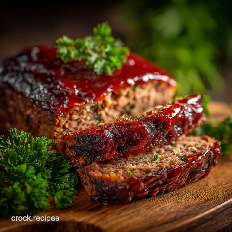 The Backyard Barbecue King Signature Smoked Meatloaf with Tangy Glaze