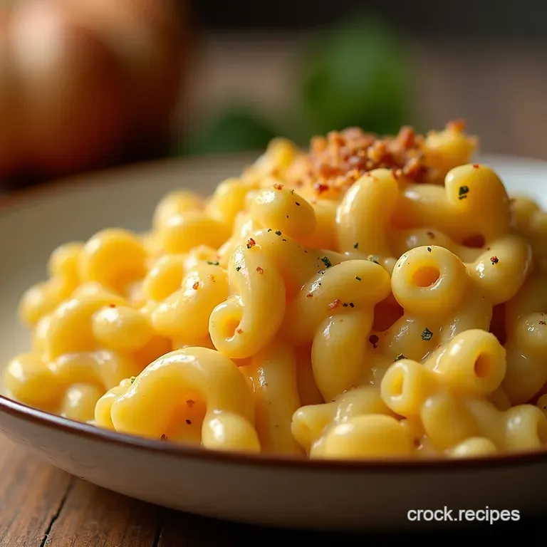 The Ultimate Silken Four Cheese Mac a Rich Creamy Pasta Masterpiece presentation