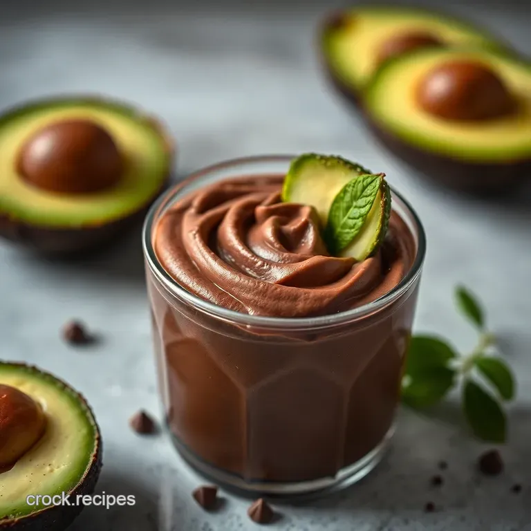 Silky Smooth Avocado Chocolate Mousse