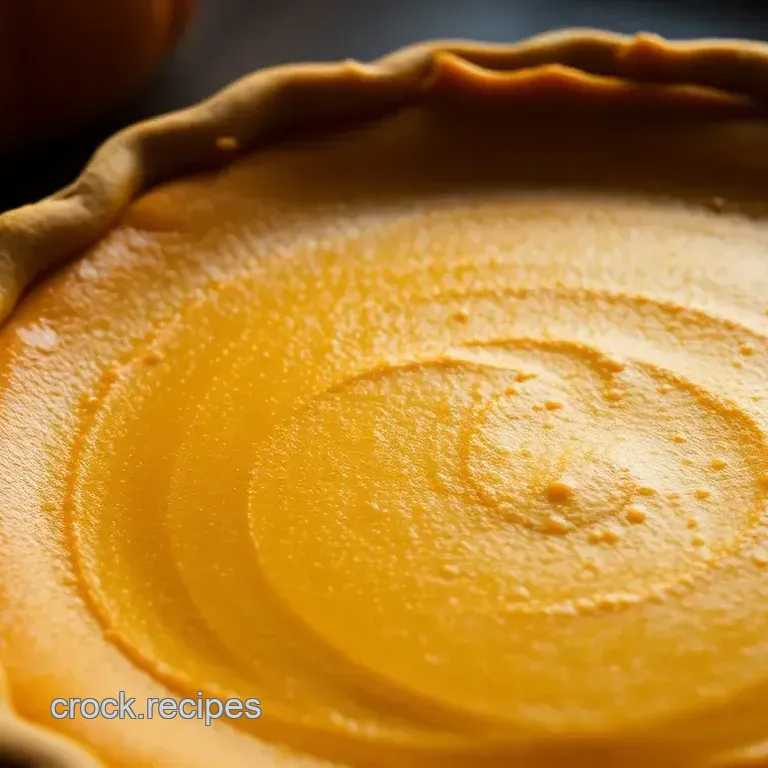 Silky Smooth Crustless Pumpkin Pie