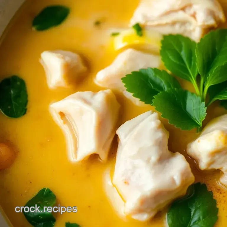 Fragrant Thai Chicken Soup: A Heartwarming Bowl of Comfort presentation