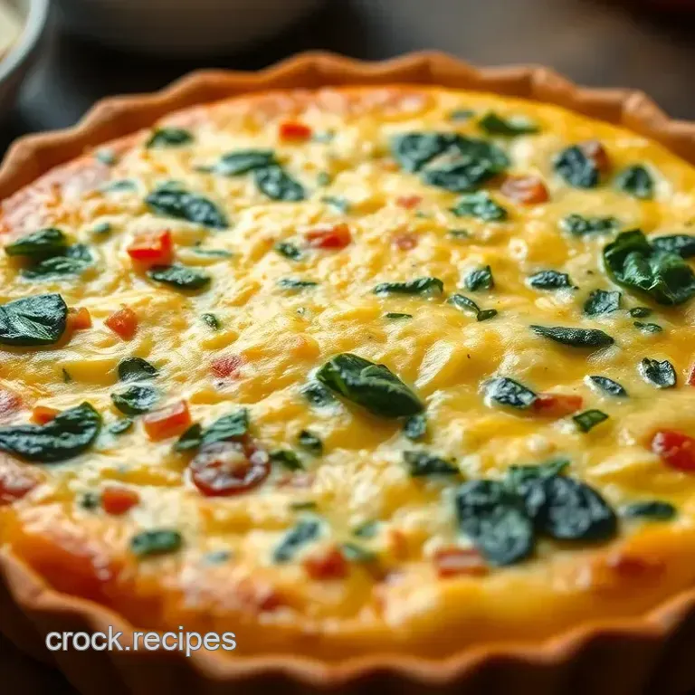 Simple Crustless Quiche Recipe