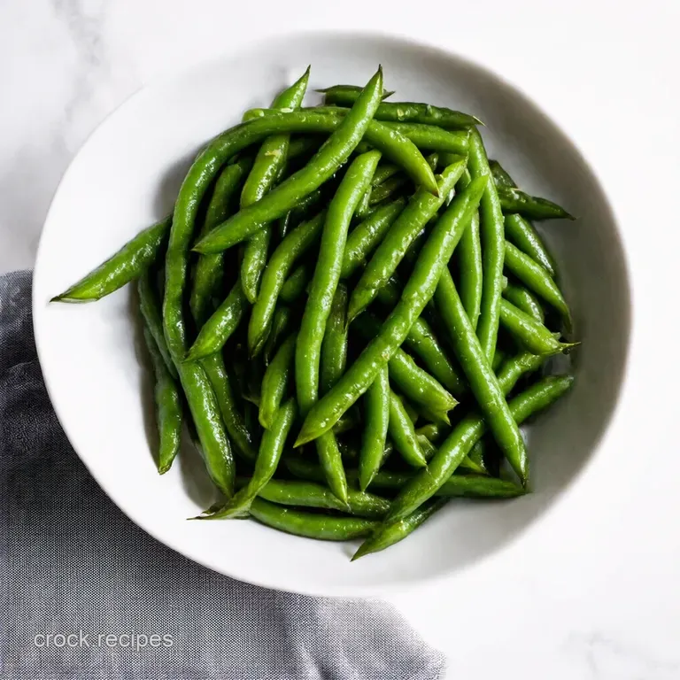 Simply Sizzling Garlic Green Beans