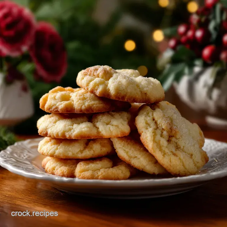 Butter Cookies 6Ingredient Holiday Cookie Recipe: Easy Baking presentation