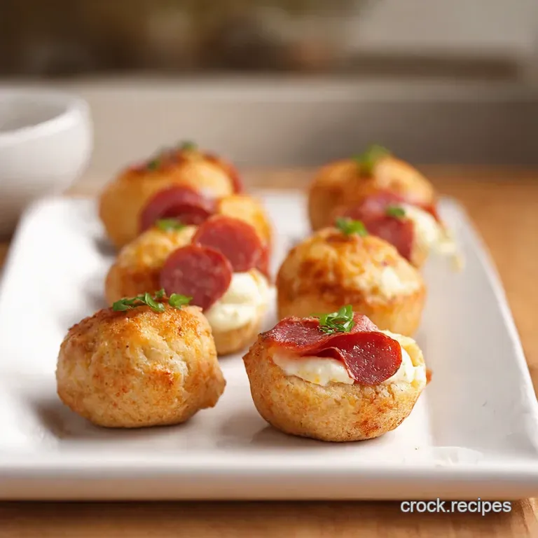 Sizzlin Salami Mozzarella Bites Easy Italian Appetizers presentation
