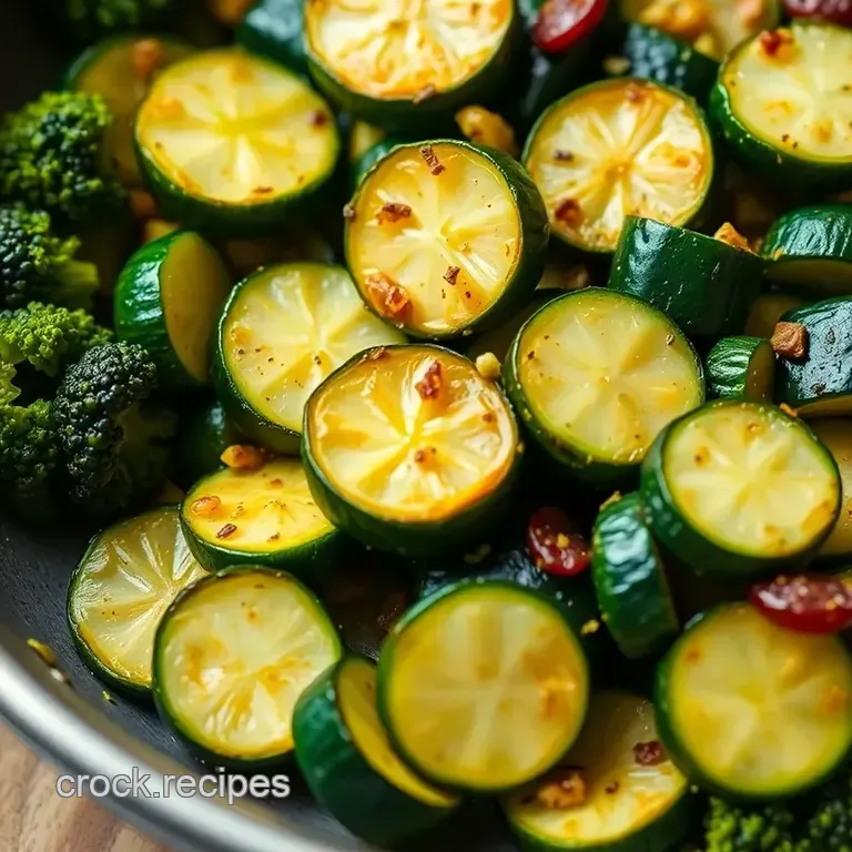 Sizzlin Summer Squash: a Simple Saut&eacute;ed Zucchini presentation