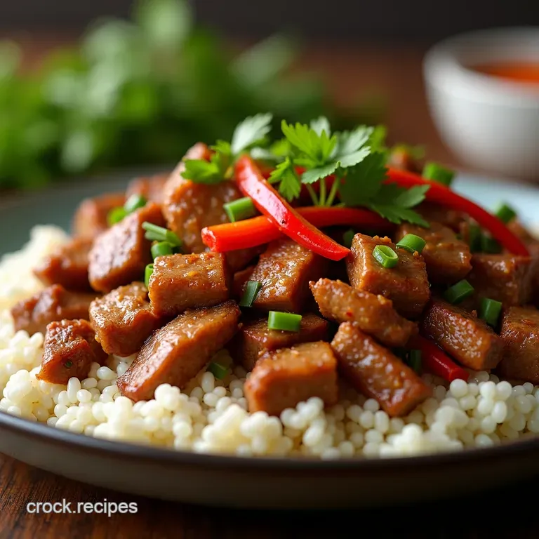 Sizzling Chinese Pepper Steak with Onions