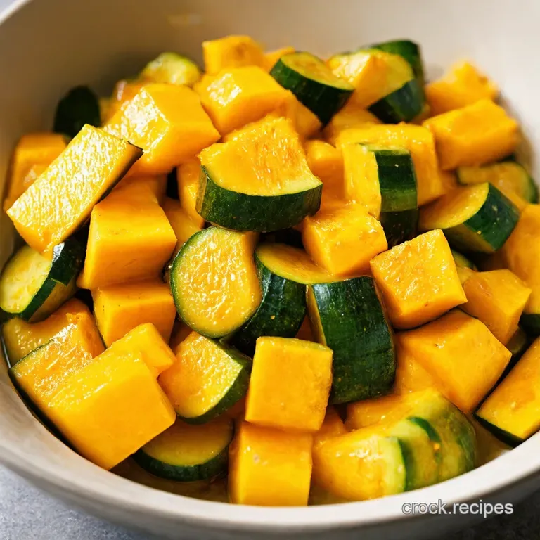 Sizzling Summer Squash and Zucchini with LemonHerb Butter
