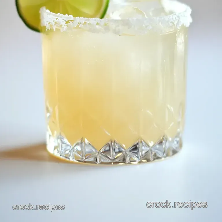 Skinnylicious Margarita: Guilt-Free Sunshine in a Glass presentation