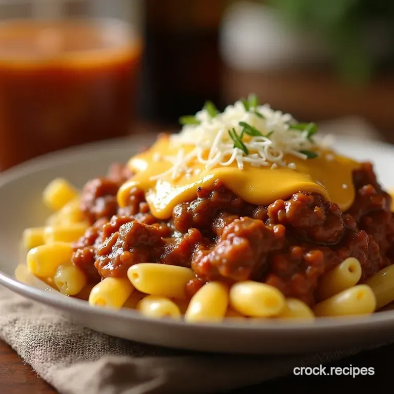 The Ultimate Cheesy Sloppy Cheeseburger Pasta a 30Minute Comfort Classic presentation