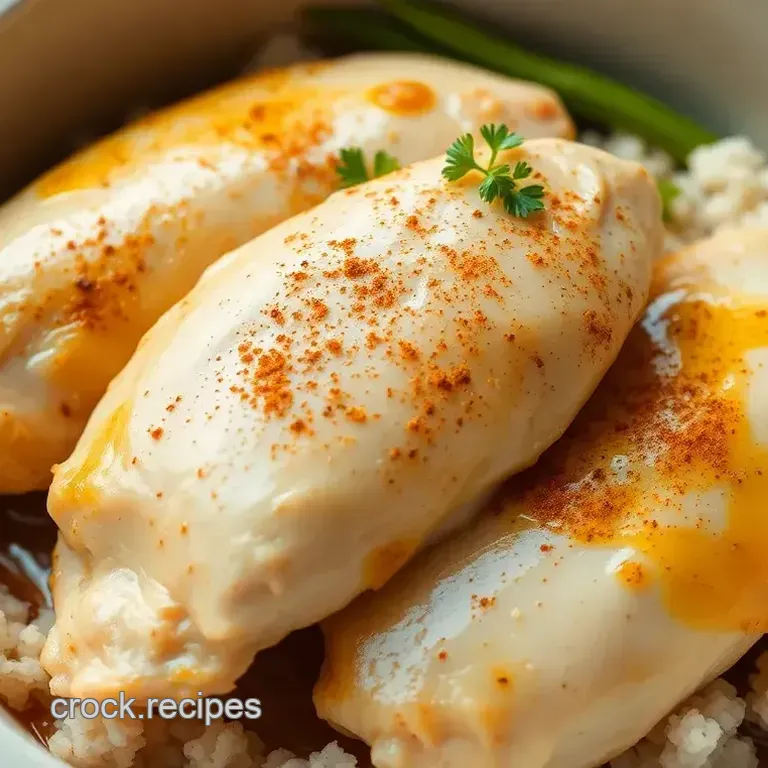 Slow-Cooked Frozen Chicken in the Crock Pot