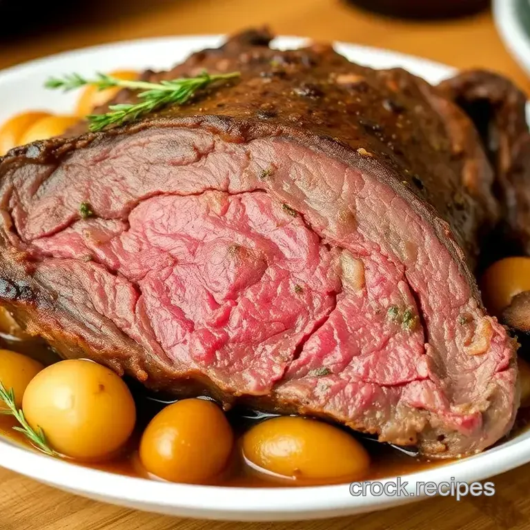 Slow-Cooked Herb and Garlic Deer Roast
