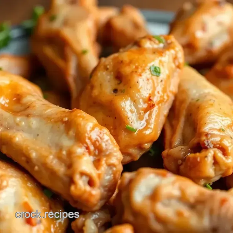 Tender & Flavorful Slow Cooked Turkey Wings