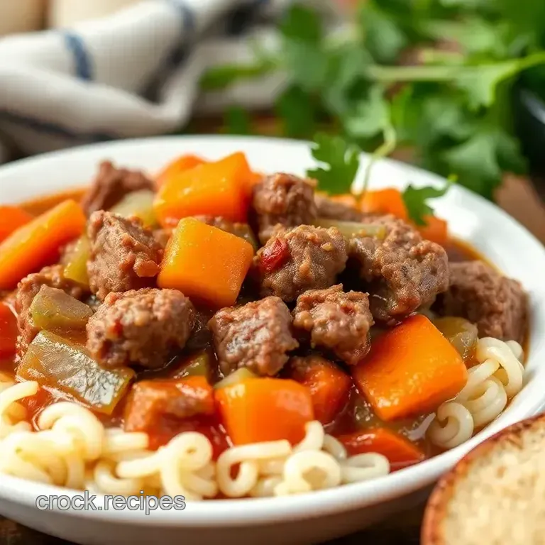 Savory Slow-Cooked Chop Meat Stew