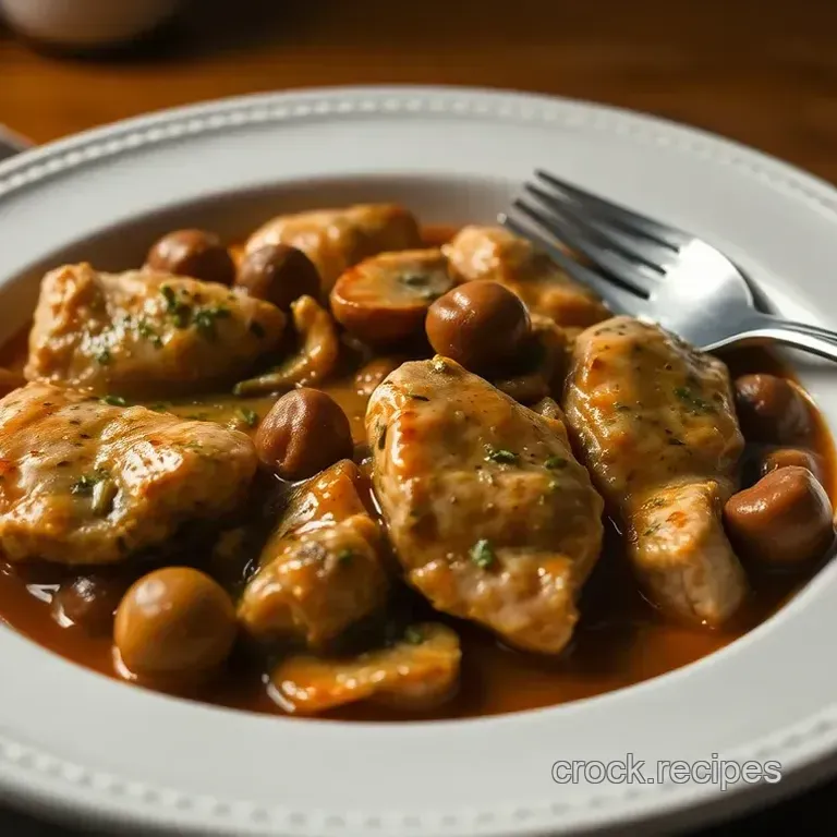 Slow-Cooked Chicken Marsala: A Cozy Italian Classic
