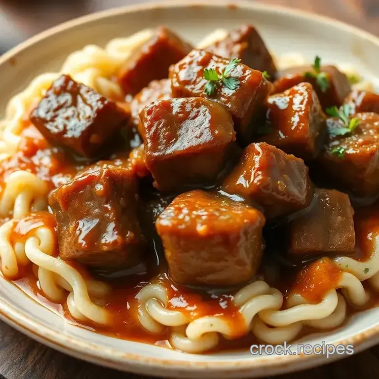 Slow Cooked Cube Steak with Rich Gravy Slow-Cooked Cube Steak with Mushroom Gravy