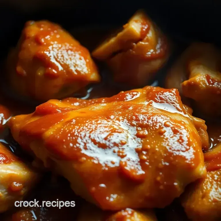 Slow-Cooked Sweet and Tangy BBQ Chicken