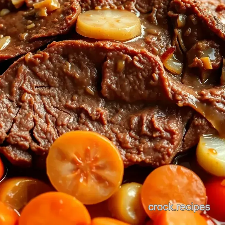 Slow-Cooked Deer Meat Roast in Crock Pot