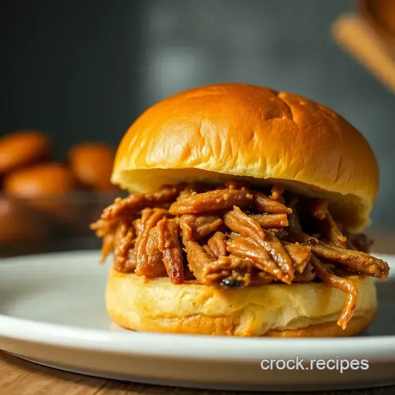 Slow Cooker BBQ Pulled Pork Sliders
