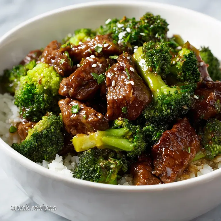 Slow Cooker Beef and Broccoli Recipe