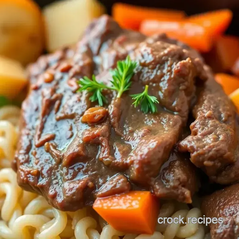 Slow Cooker Beef Knot: Tender & Flavorful Comfort Food