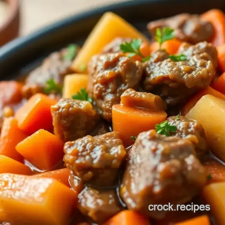 Slow Cooker Beef Stew: Hearty Comfort Food