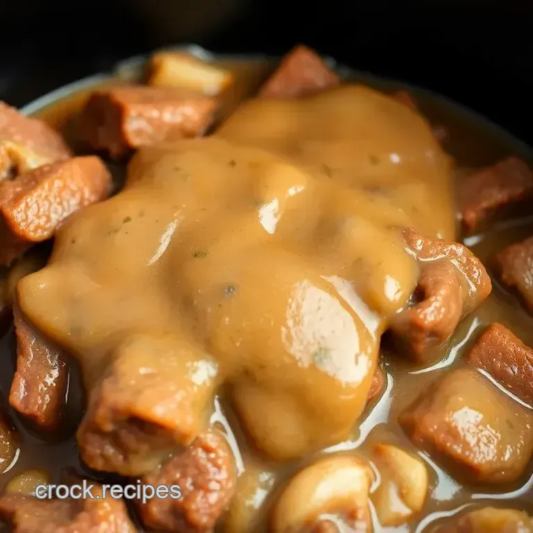 Crock Pot Beef Tips and Gravy