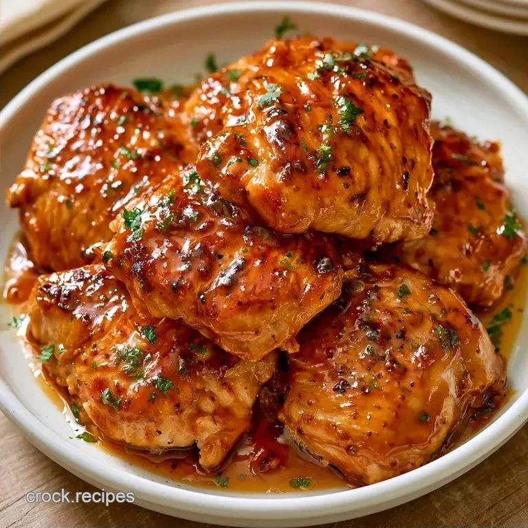Slow Cooker Brown Sugar Chicken with Garlic