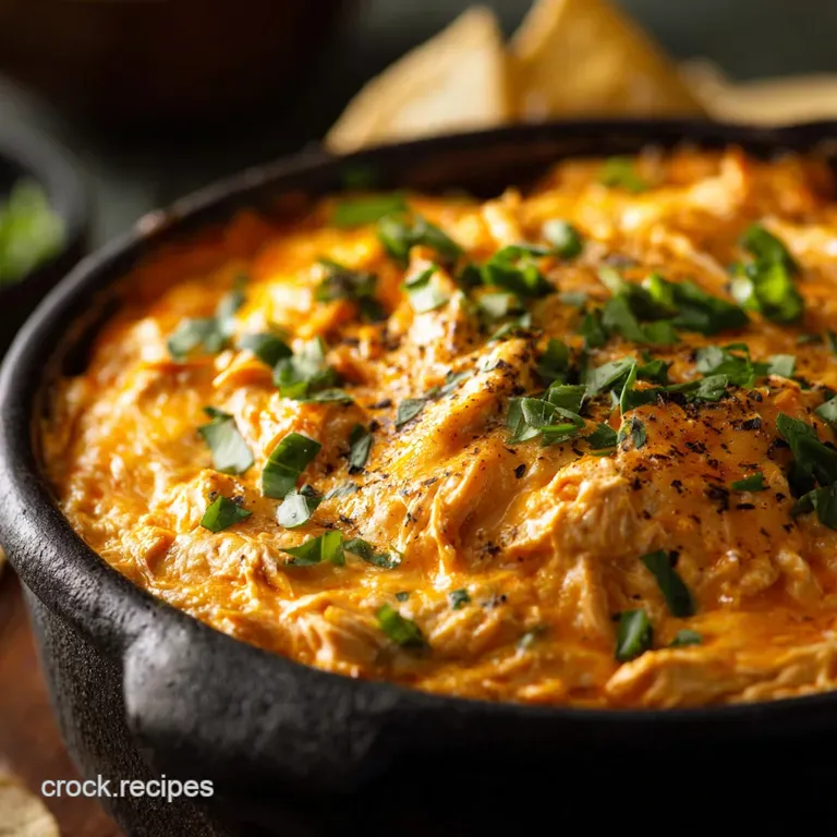 Slow Cooker Buffalo Chicken Dip the Ultimate Cheesy Crowdpleaser presentation