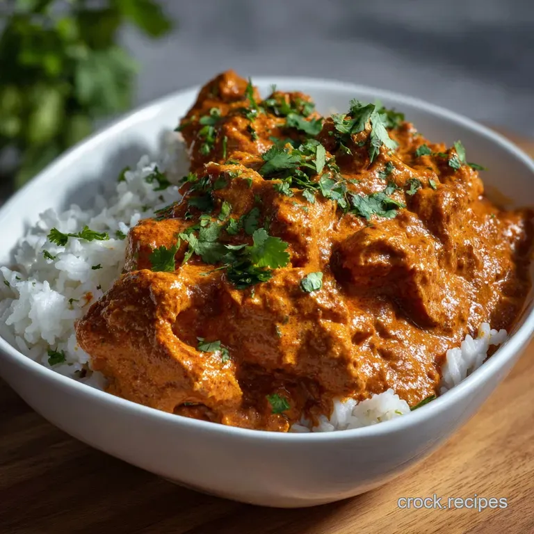 Slow Cooker Butter Chicken: Set It and Forget It