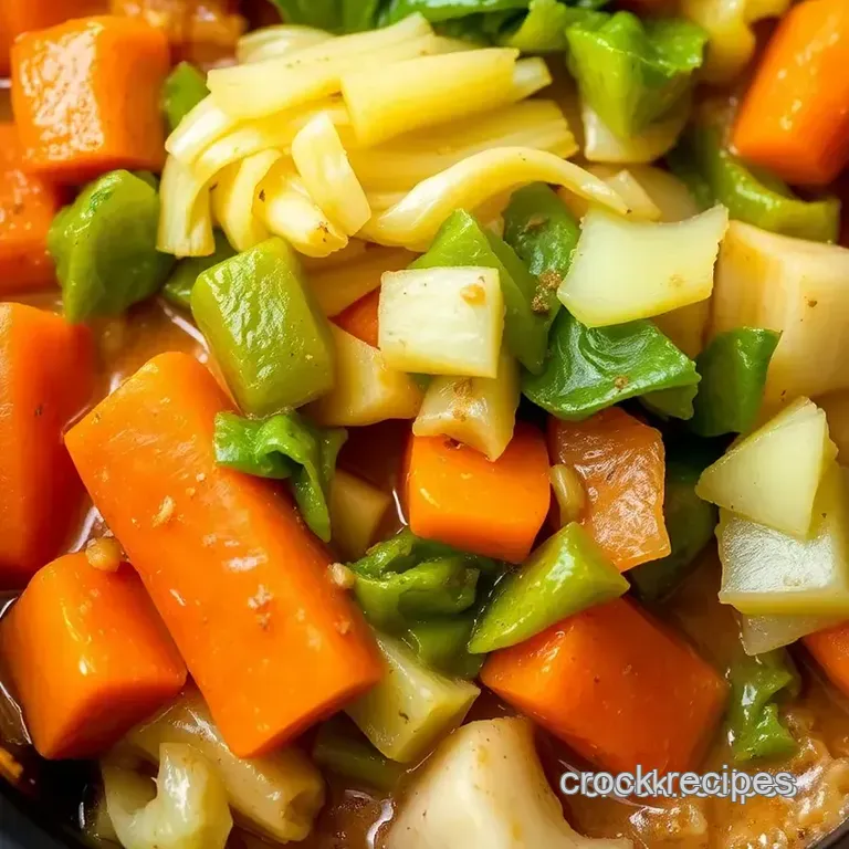 Slow Cooker Cabbage Delight presentation