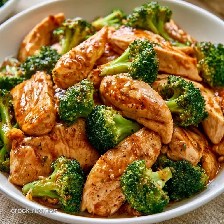 Creamy Slow Cooker Chicken and Broccoli