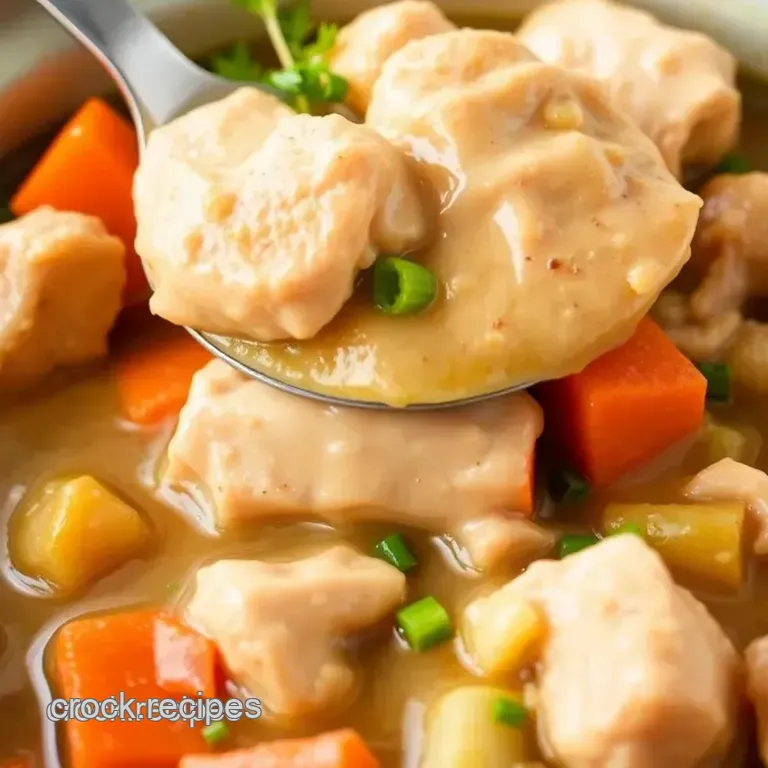 Weight Watchers Slow Cooker Chicken and Vegetable Stew presentation