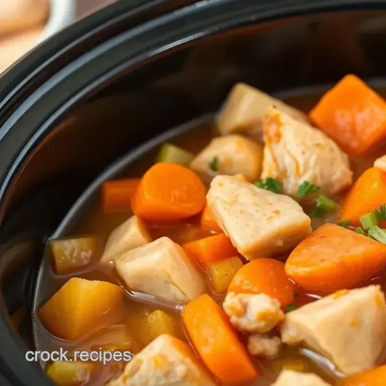 Weight Watchers Slow Cooker Chicken and Vegetable Stew