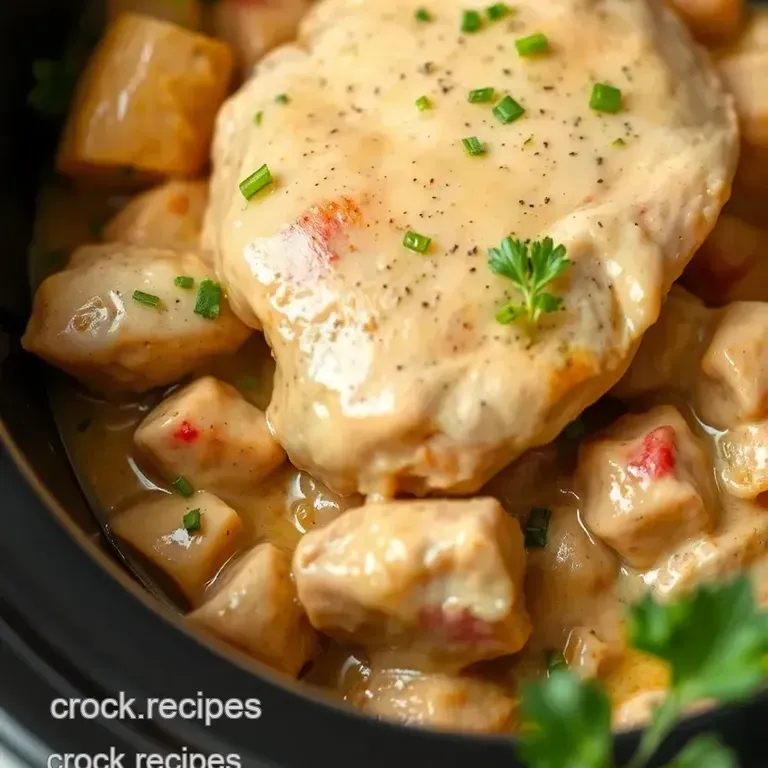 Crock Pot Marry Me Chicken presentation