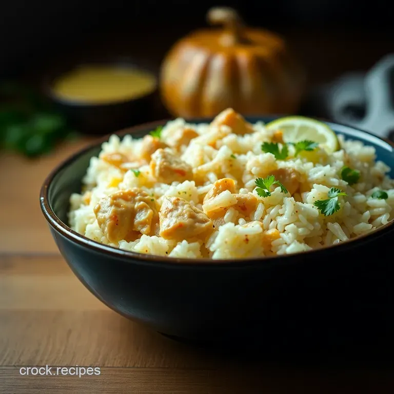 Slow Cooker Chicken & Rice