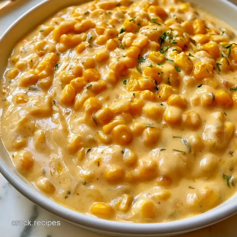 Slow Cooker Creamed Corn with Cream Cheese