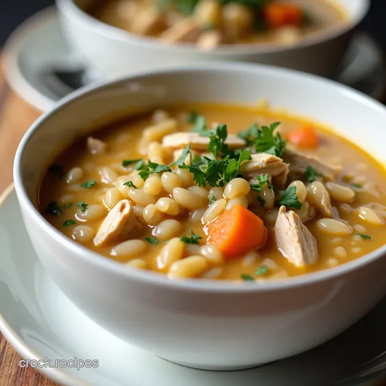 Slow Cooker Creamy Chicken and Wild Rice Soup