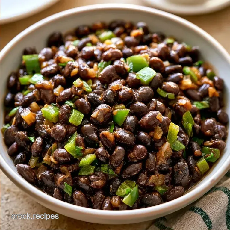 Authentic Slow Cooker Cuban Black Beans