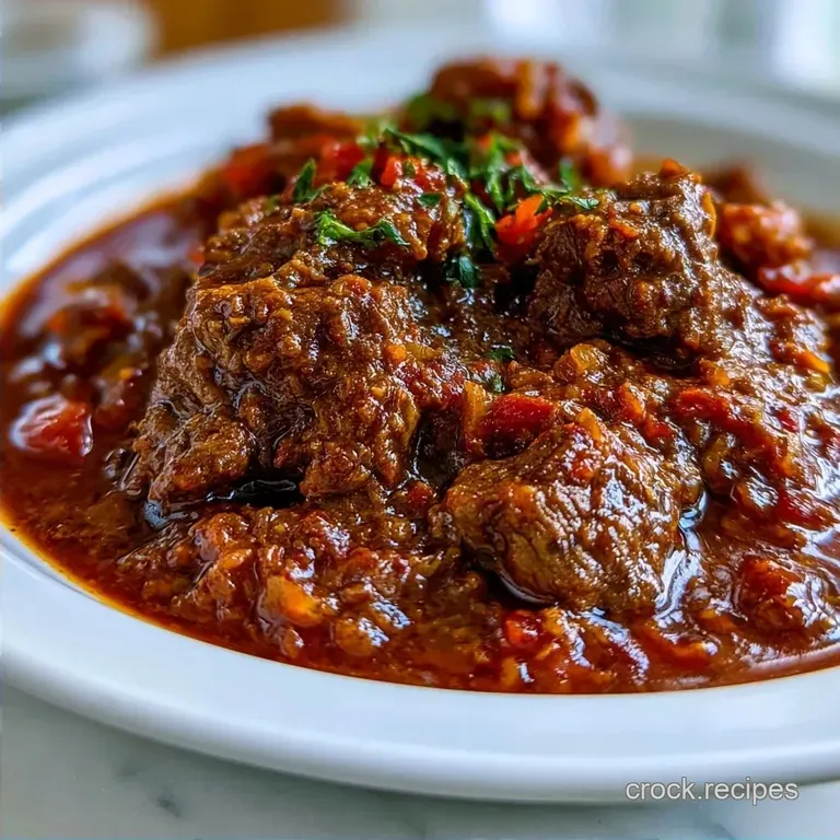 Slow Cooker Dr Pepper Chili with Beef Chuck