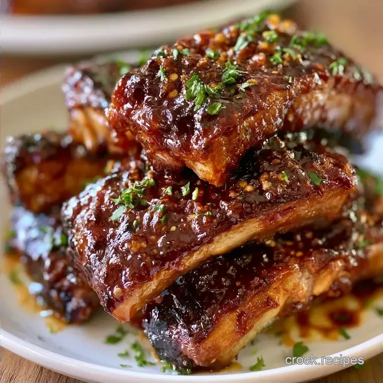Fall-Off-The-Bone Slow Cooker Dr Pepper Ribs