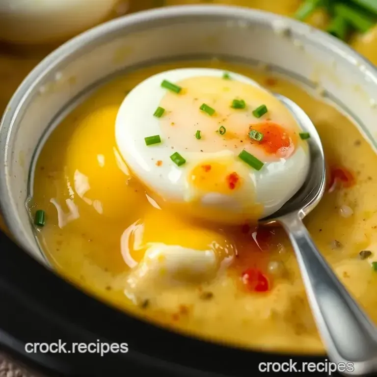 Sauna Eggs in a Crock Pot presentation