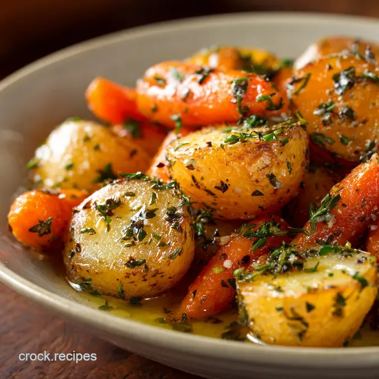 Crock Pot Potatoes and Carrots: Slow-Cooked Perfection presentation