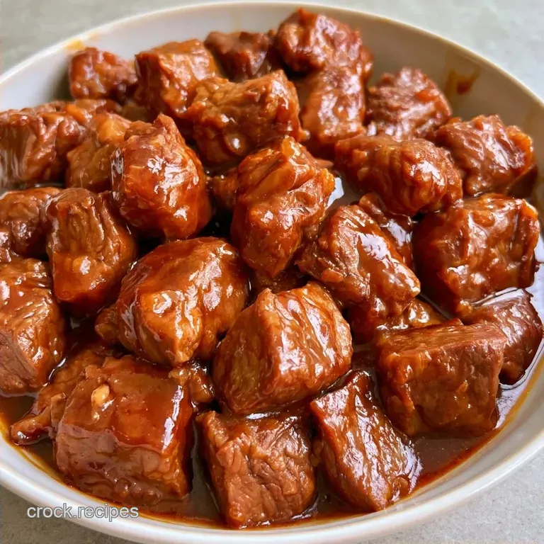 Slow Cooker Garlic Soy Beef with Beef Chuck Roast