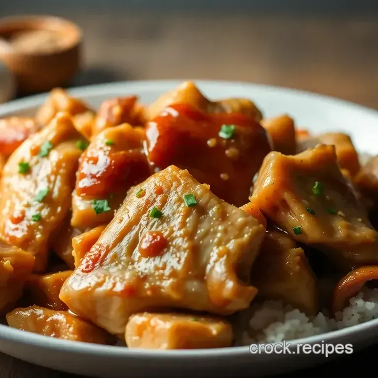Slow Cooker Honey Garlic Chicken
