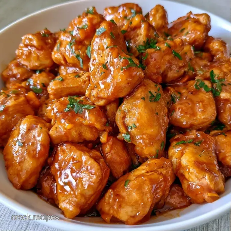 Golden-brown glazed chicken thighs nested on a bed of steamed rice, garnished with bright green scallions.